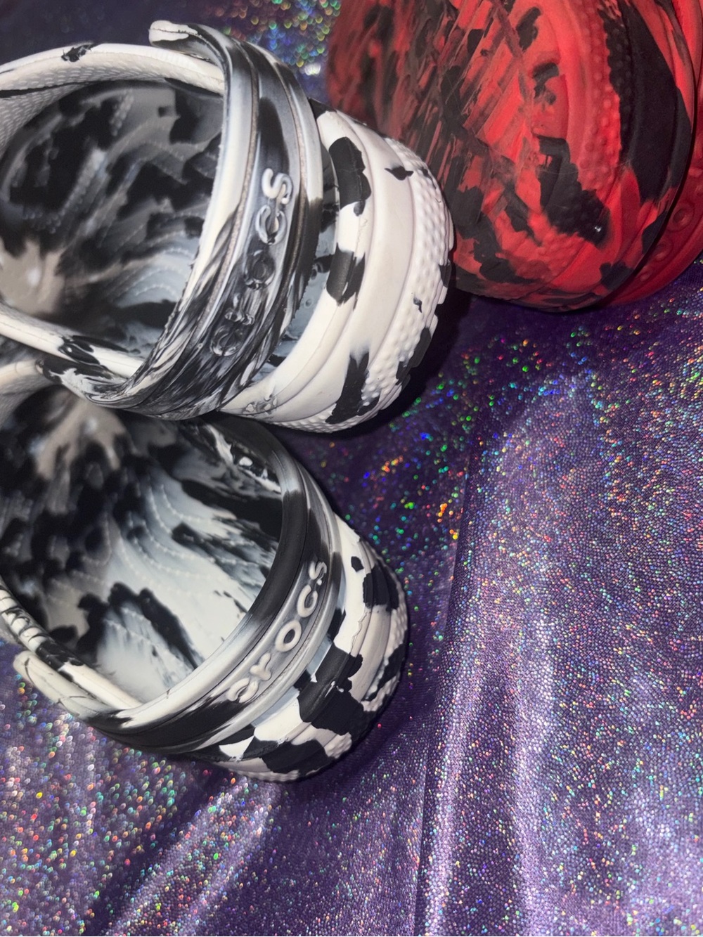 Toddler Marble Crocs Set - Picture 6 of 7